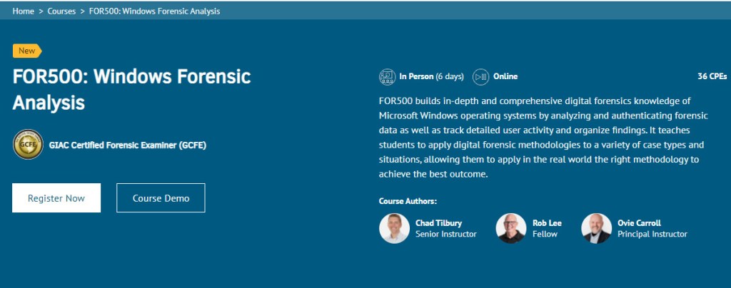 CHFI Plus  : BitLocker_Key_Recover (SANS FOR&nbsp;500)