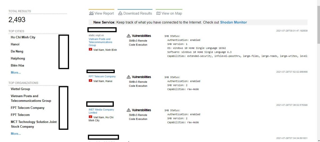 Cảnh Báo Hàng Ngàn Máy Tính Online Tại Việt Nam Chưa Vá Lỗi&nbsp;SMBGhost