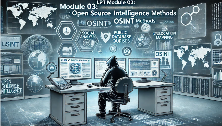 CPENT + LPT  : Mô-đun 03: Phương pháp Tình báo Nguồn Mở&nbsp;(OSINT)